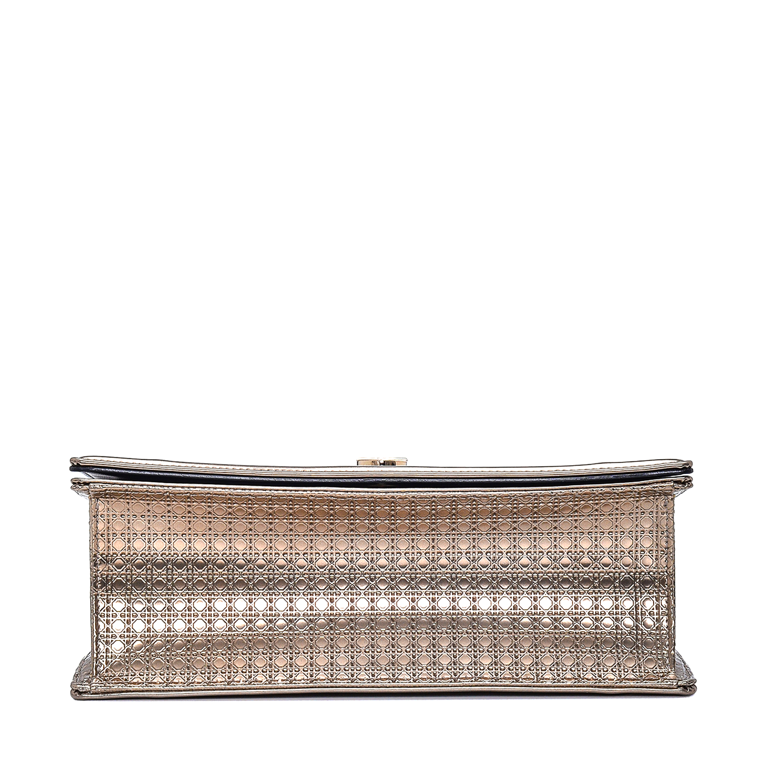 Christian Dior - Metallic Light Gold Medium Diorama Bag 